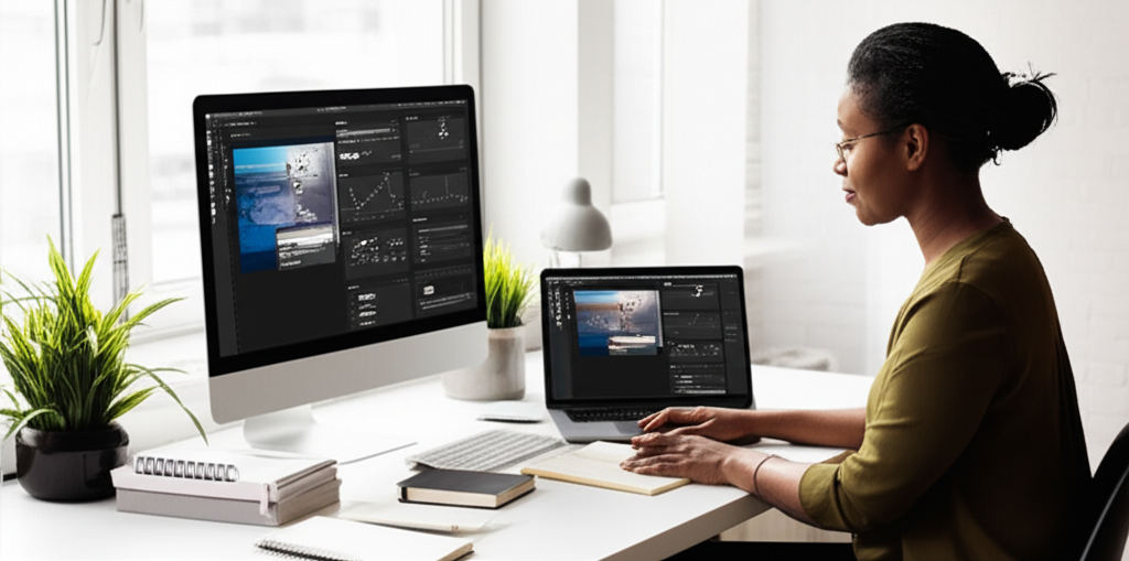 Instructional designer working