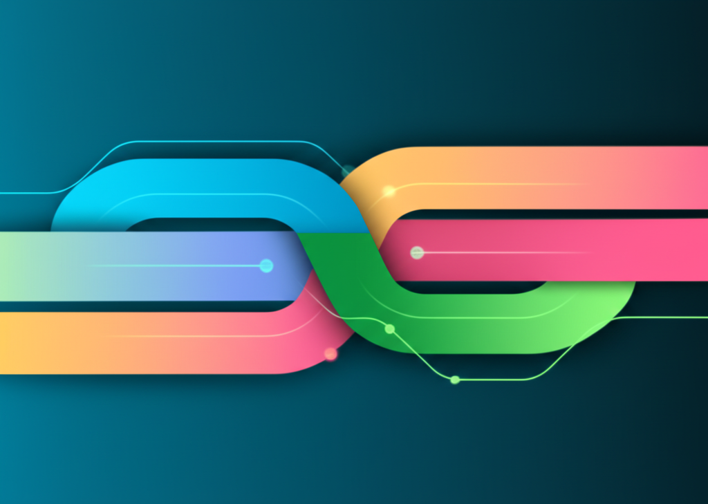 Abstract representation of pedagogy meeting technology